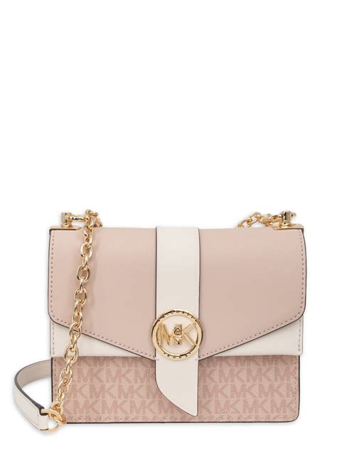 michael kors michael by soft pink leather convertible crossbody bag|Michael Kors extra small crossbody.